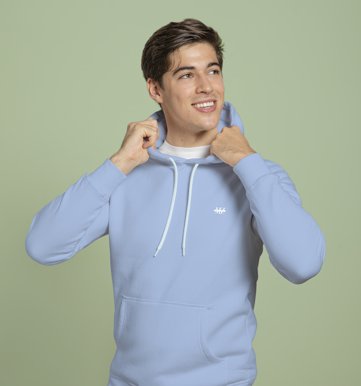 Dim Lavender Hoodie In Plain - Mon Zurich Originals