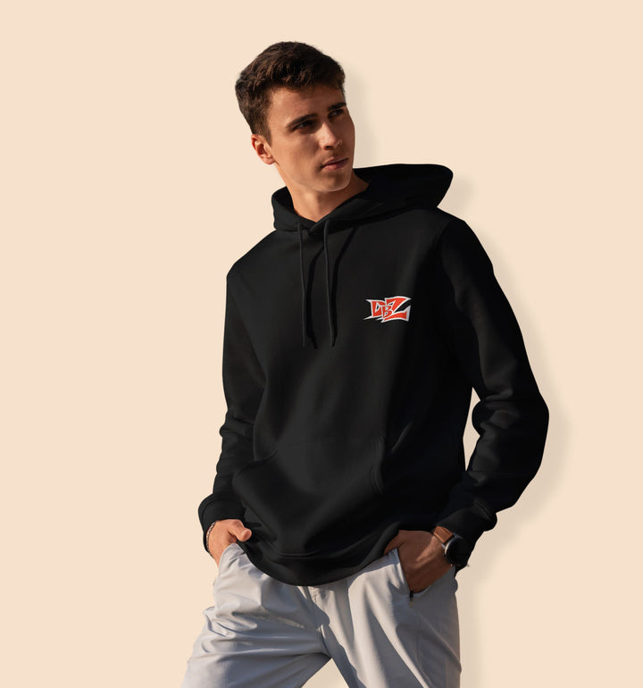 Gohan Back Anime Printed Hoodie In Black - Mon Zurich Originals