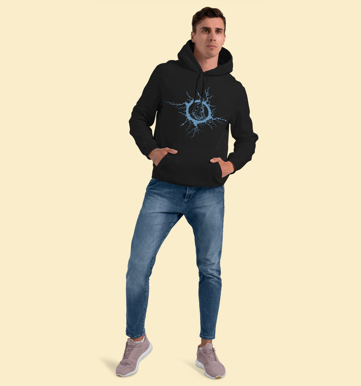 Lord Shiva - Destroyer Devotional Hoodie In Black - Mon Zurich Originals