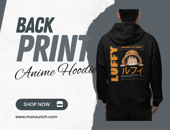 "Anime Hoodies for Men by Mon Zurich: Style, Comfort, and Iconic Back Prints"