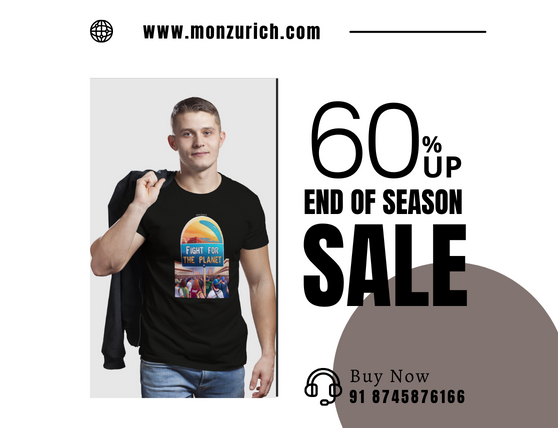 End of Season Sale is live on Mon Zurich, offering 60% off on all its Premium T-shirts