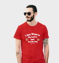 I Just Want To Sip Coffee And Pet My Dog T-Shirt In Dark - Mon Zurich Originals