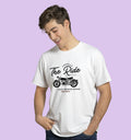 Embrace The Ride Leave Worries Behind T-Shirt In Light - Mon Zurich Originals