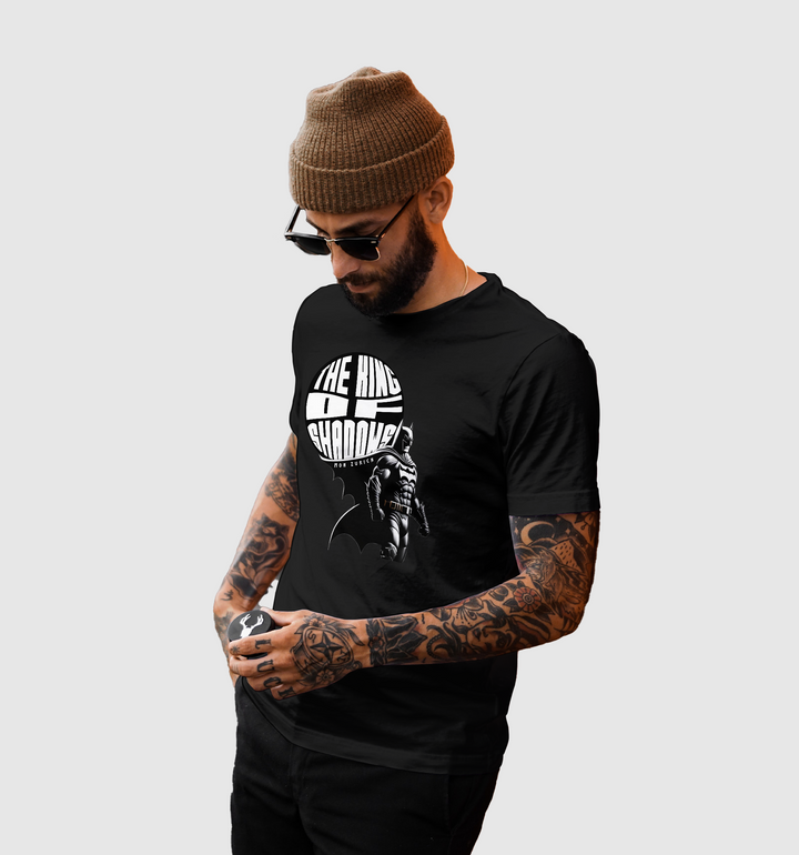 The King Of Shadows  T-Shirt In Dark + Light - Mon Zurich Originals