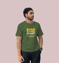 Bold Moves, Brilliant Mind T-Shirt In Dark - Mon Zurich Originals