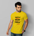 Hustle, Grow, Thrive T-Shirt In Light - Mon Zurich Originals