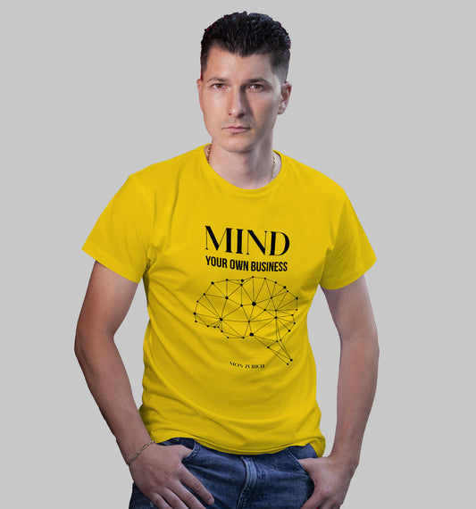 Mind Your Own Business T-Shirt In Light - Mon Zurich Originals
