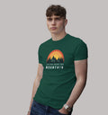 Life Was Meant For Mountain-1 T-Shirt In Vibrant Shades - Mon Zurich Originals