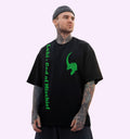 Loki - God Of Mischeif Superhero Back print Oversized T-Shirt In Black - Mon Zurich Fan-Art