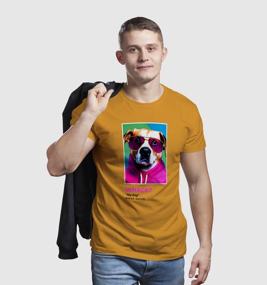 Whacky, My Dog T-Shirt In Light - Mon Zurich Originals