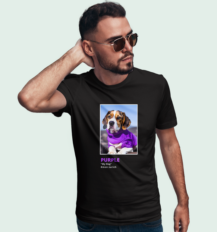 Pawsome, My Dog T-Shirt In Dark - Mon Zurich Originals