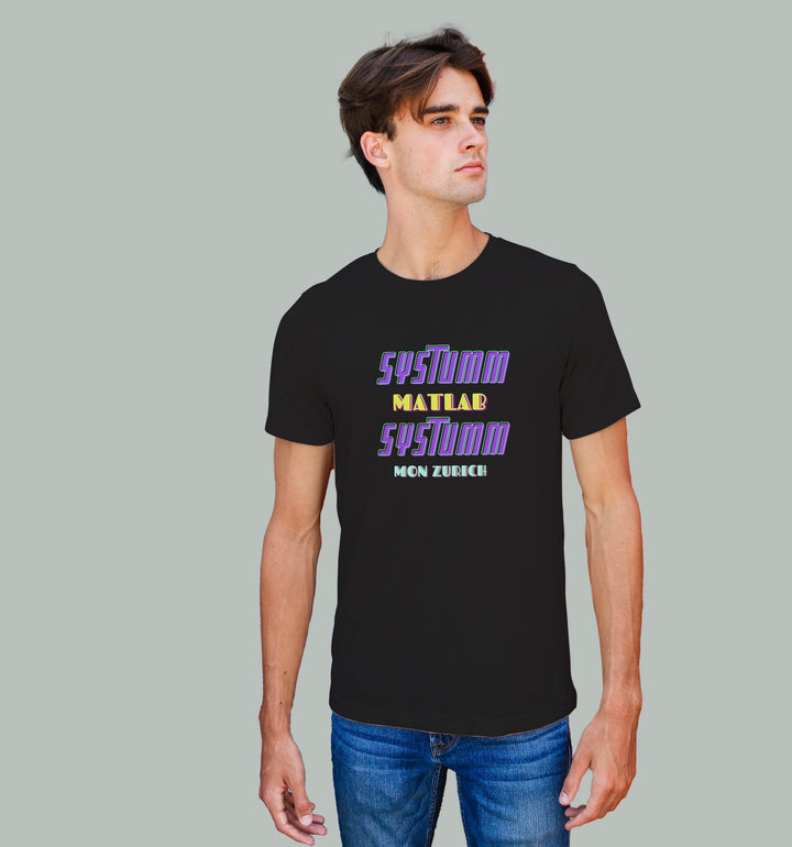 Systumm Matlab Systumm T-Shirt In Vibrant Shades - Mon Zurich Originals