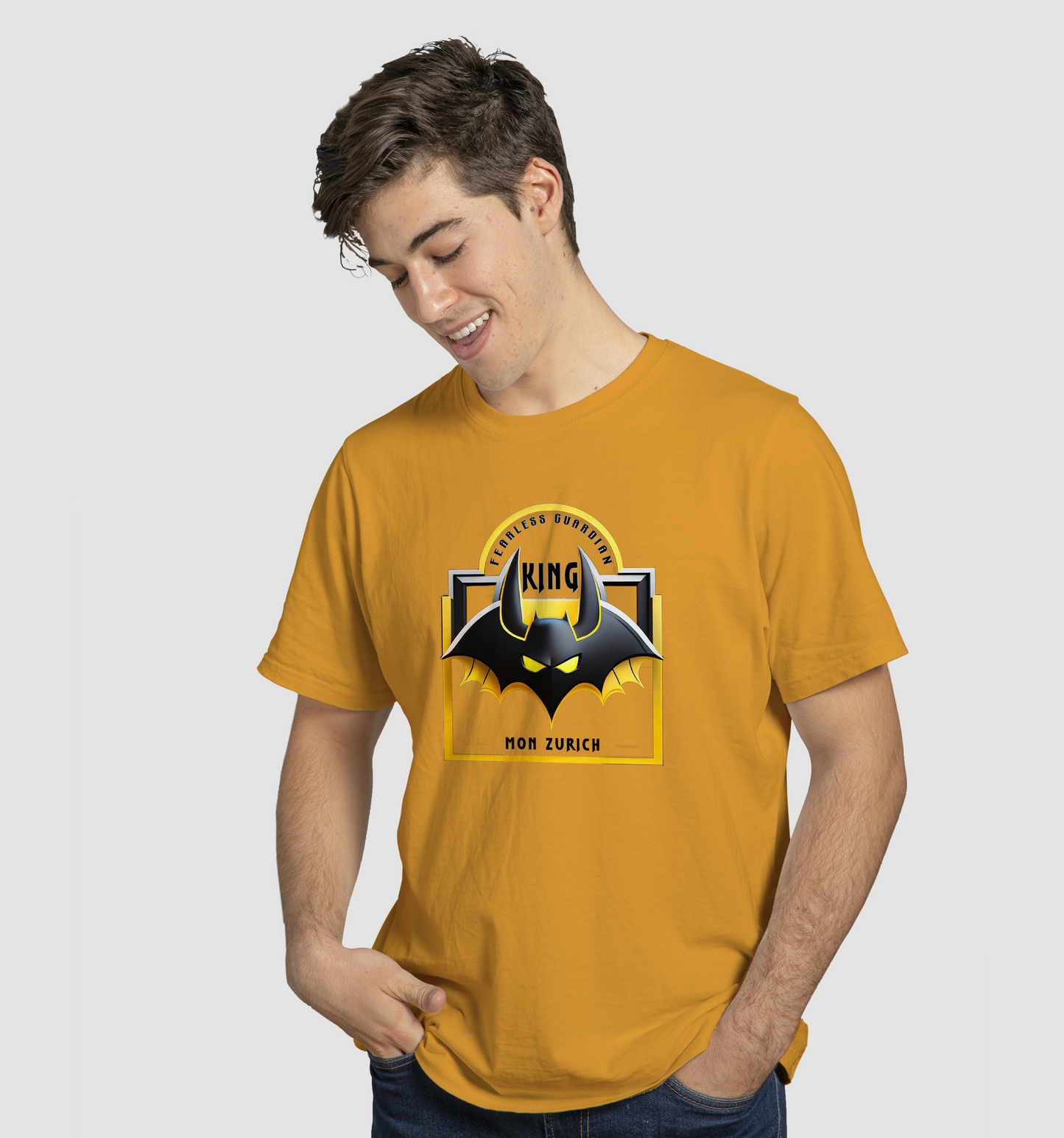 Bat King T-Shirt In Light - Mon Zurich Originals