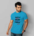 Hustle, Grow, Thrive T-Shirt In Light - Mon Zurich Originals