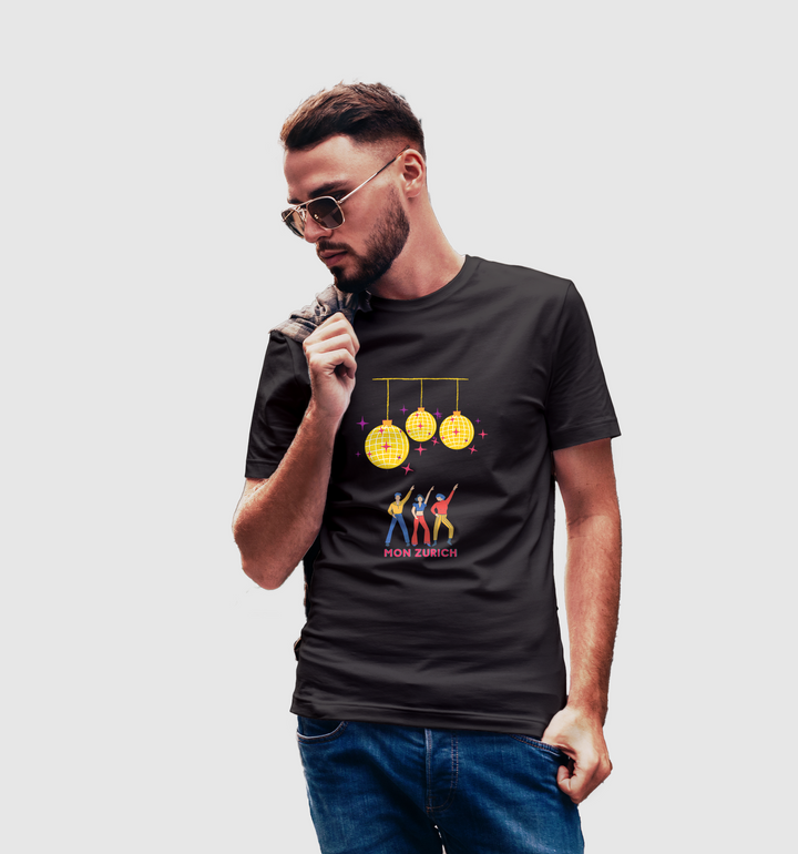 Party Animals- Mon Zurich T-Shirt In Dark + Light - Mon Zurich Originals