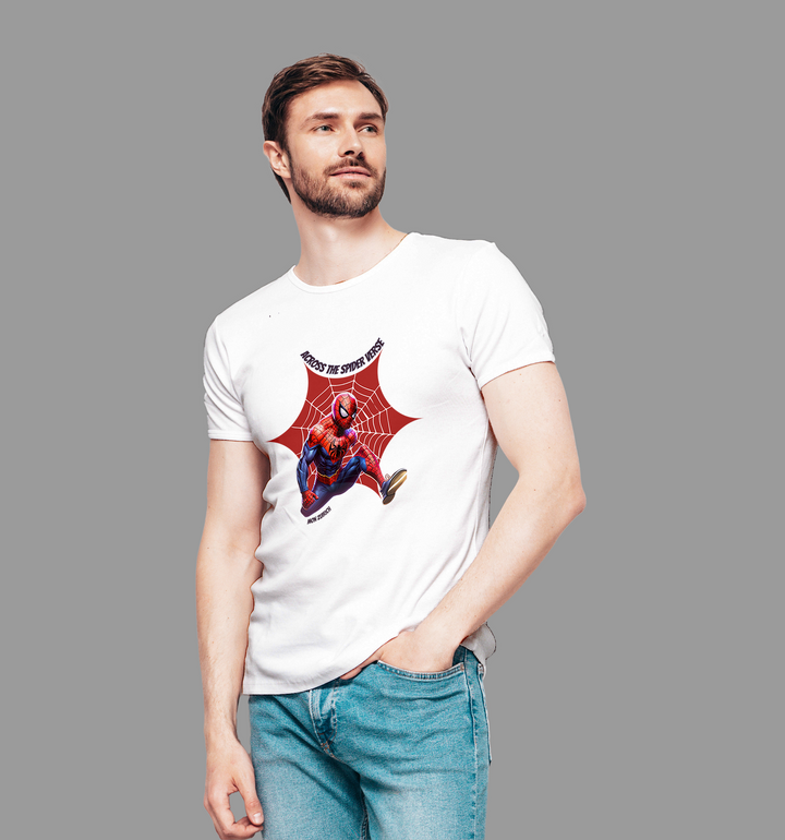 Across The Spider Verse T-Shirt In Light - Mon Zurich Originals