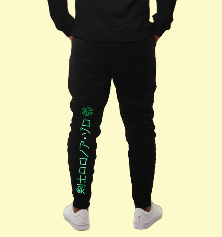 Roronoa.Zoro Anime Joggers In Black - Mon Zurich Originals