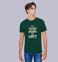 When Nothing Goes Right Go Left T-Shirt In Vibrant Shades - Mon Zurich Originals