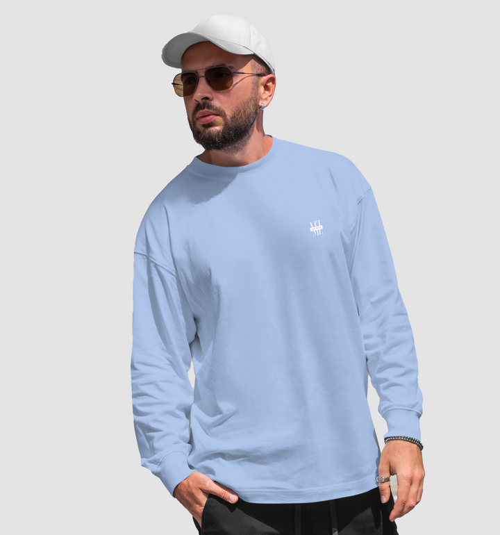 Dim Lavender Sweatshirt In Plain - Mon Zurich Originals