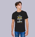 When Nothing Goes Right Go Left T-Shirt In Vibrant Shades - Mon Zurich Originals