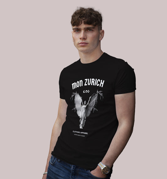 Angel  T-Shirt In Dark - Mon Zurich Originals