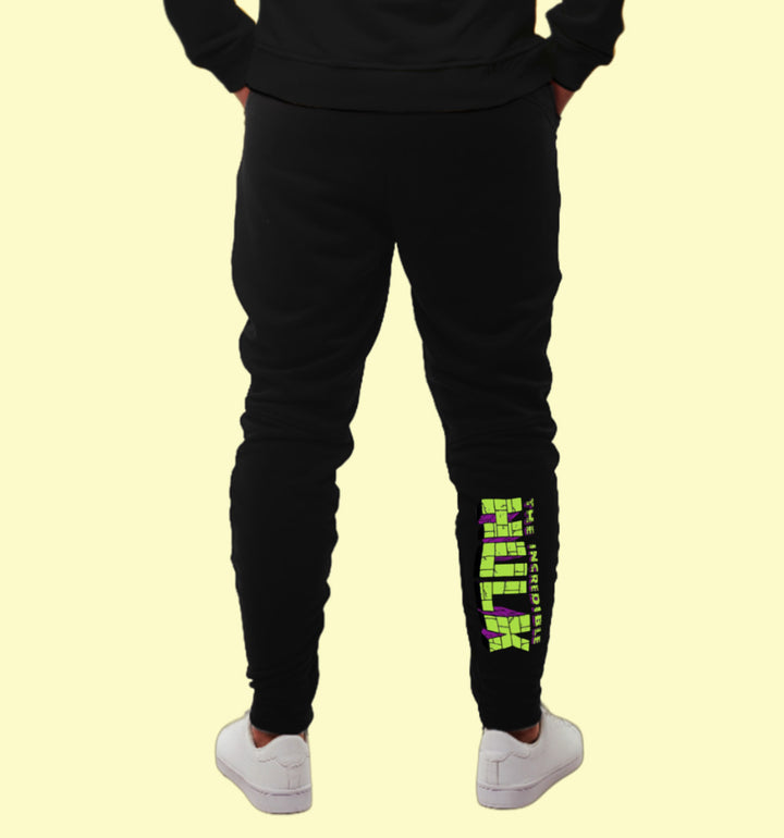 Hulk Marvel Joggers In Black - Mon Zurich Originals