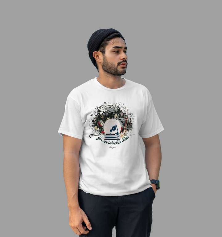 Groove Back in Time T-shirt in Light - Mon Zurich Originals