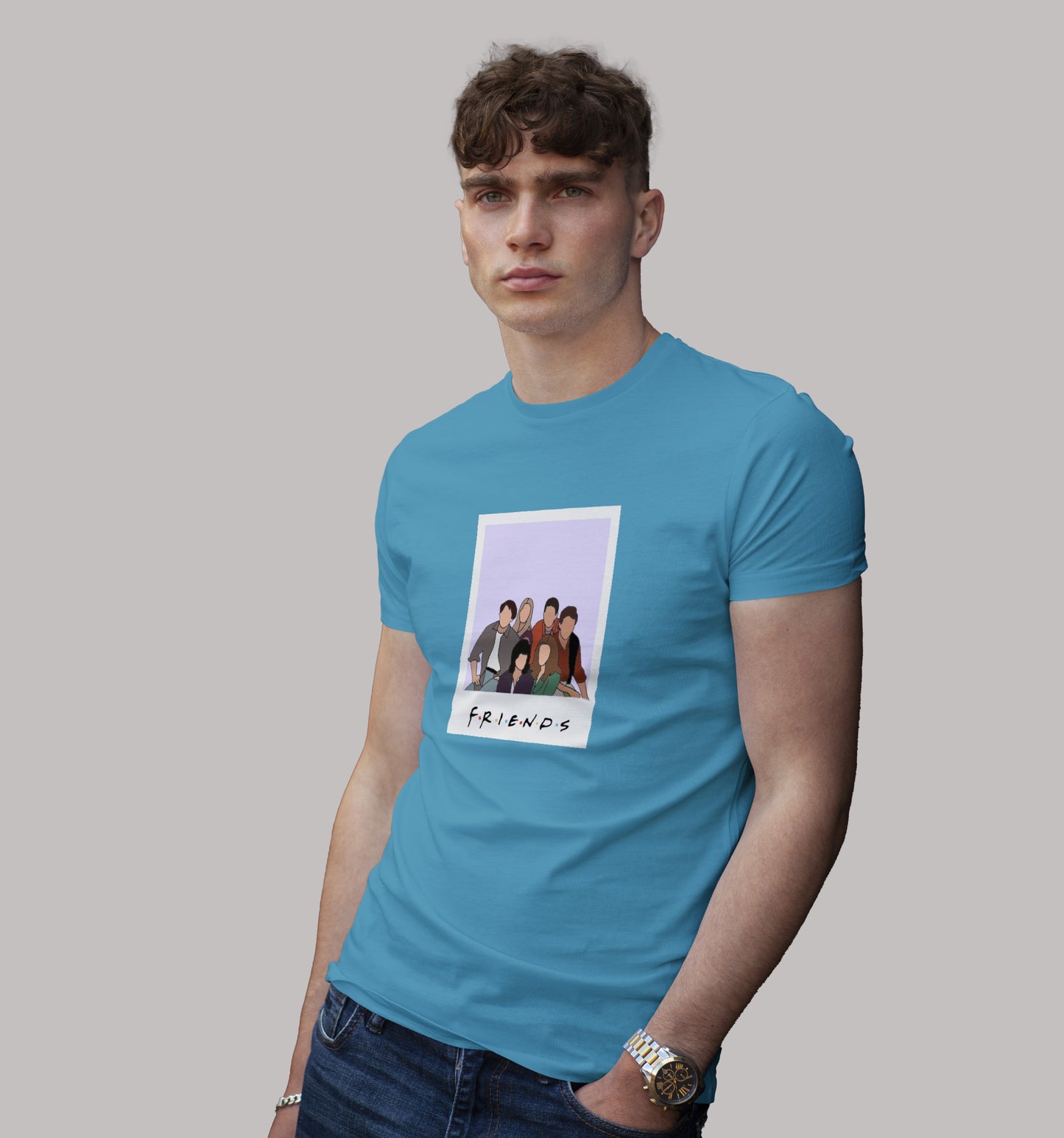 Friends (Frame) T-Shirt In Vibrant Shades - Mon Zurich Originals