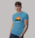 Life Was Meant For Mountain-1 T-Shirt In Vibrant Shades - Mon Zurich Originals