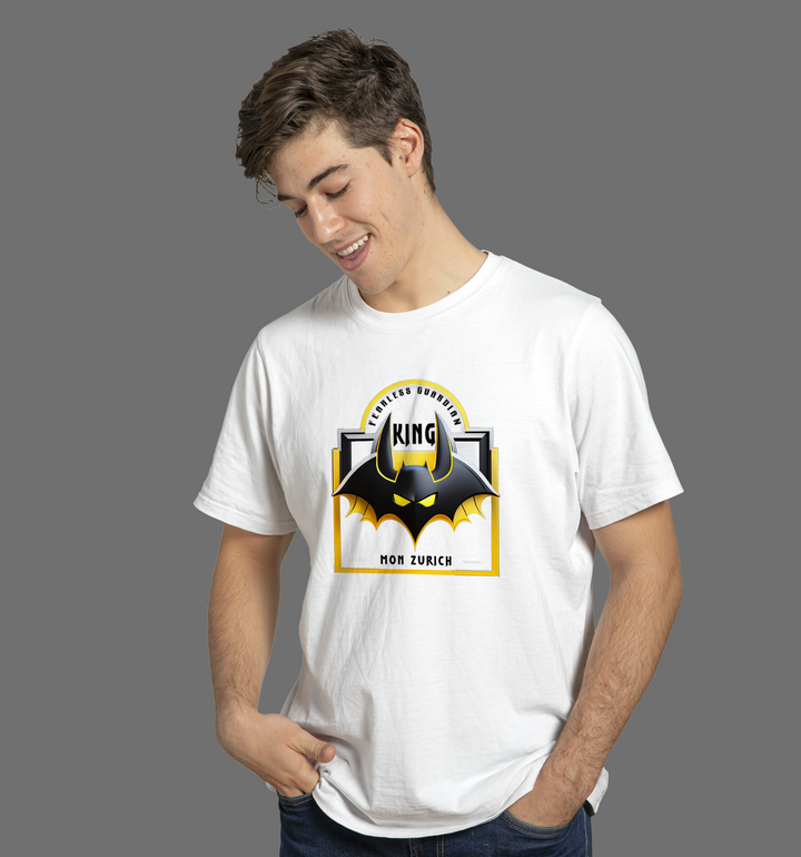 Bat King T-Shirt In Light - Mon Zurich Originals