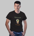 Innovation Sprouts From Seeds Of The Vision T-Shirt In Dark - Mon Zurich Originals