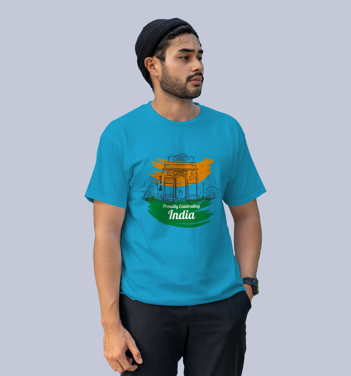 Proudly Celebrating India T-Shirt In Light - Mon Zurich Originals