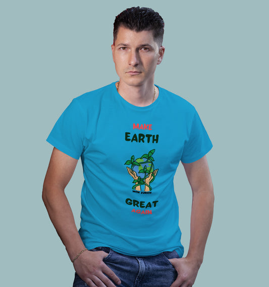 Make Earth Great Again T-Shirt In Light - Mon Zurich Originals