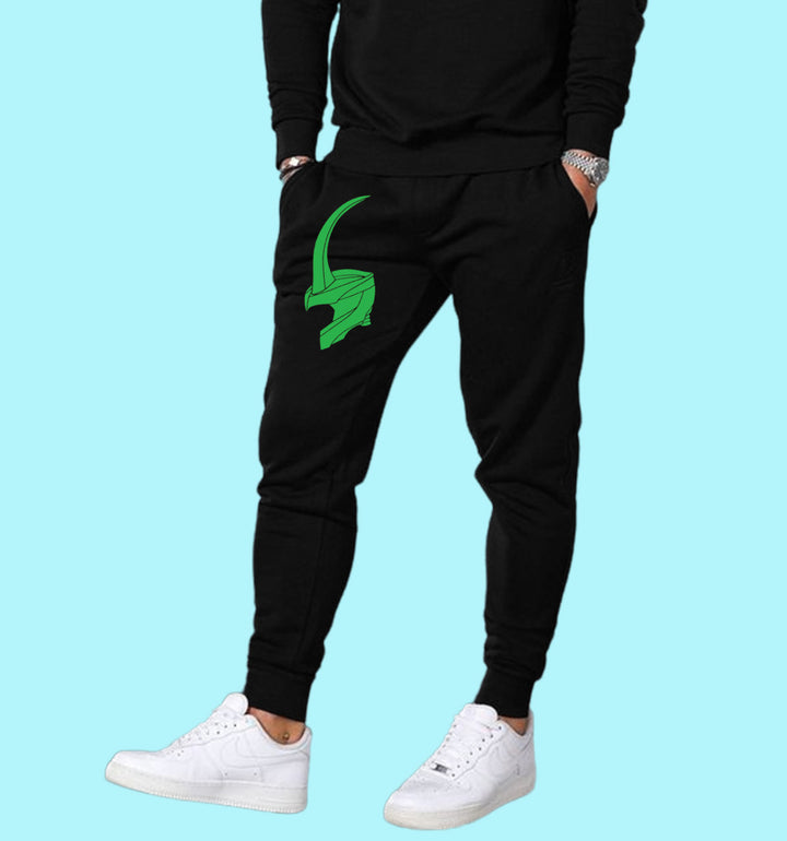 Loki - Kneel Marvel Joggers In Black - Mon Zurich Originals