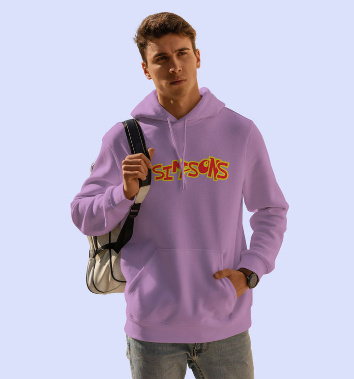 Simpsons - Bongo Comics Cartoons And Comics Hoodie In Lavender - Mon Zurich Fan Art Printed Collection