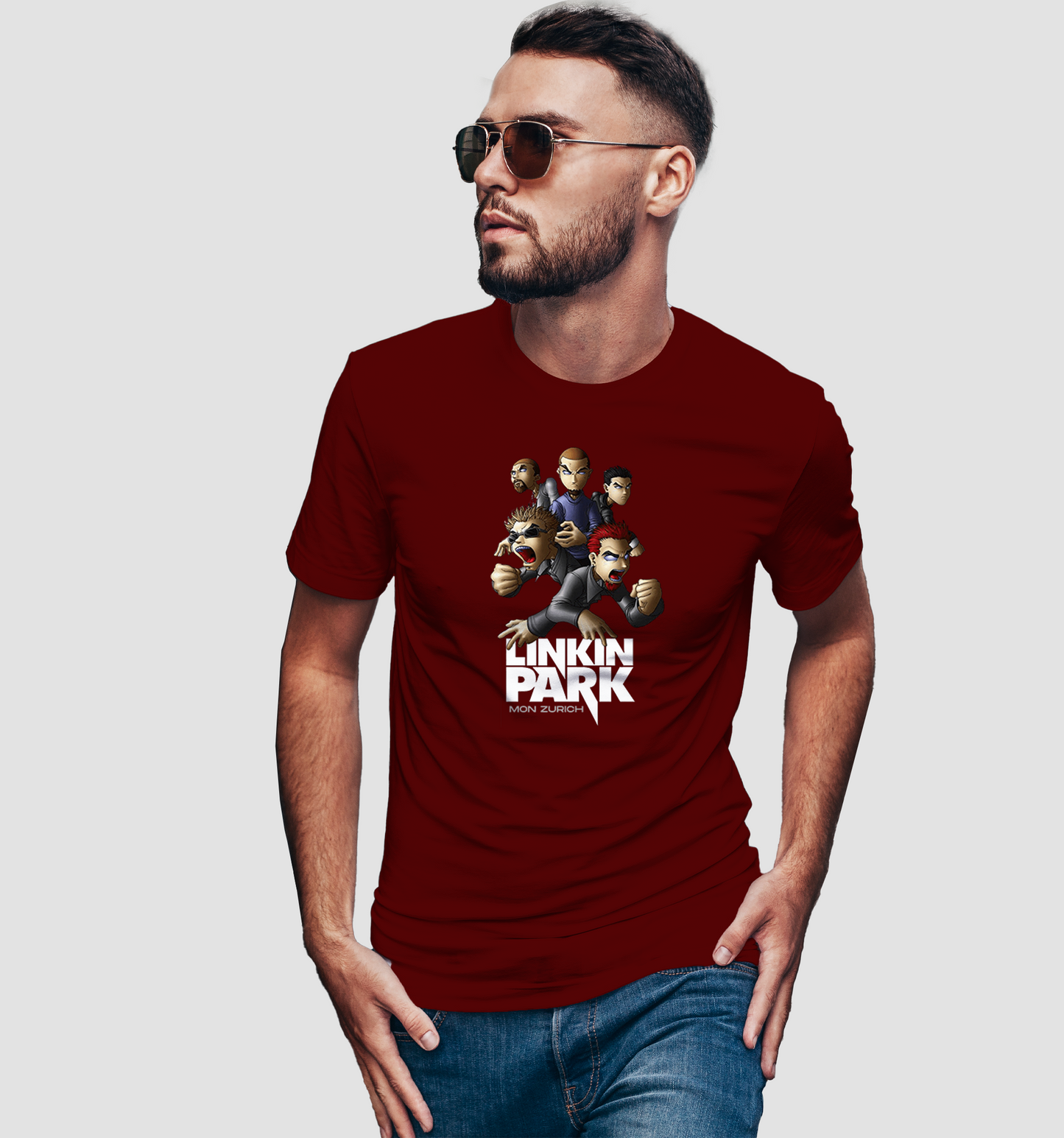 Linkin Park T-Shirt In Dark - Mon Zurich Originals