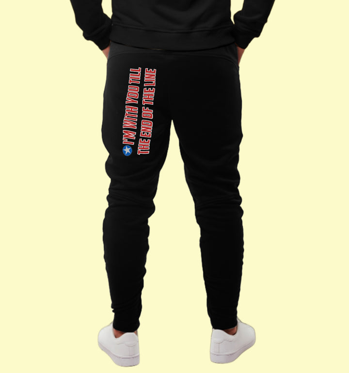 Captain America Marvel Joggers In Black - Mon Zurich Originals