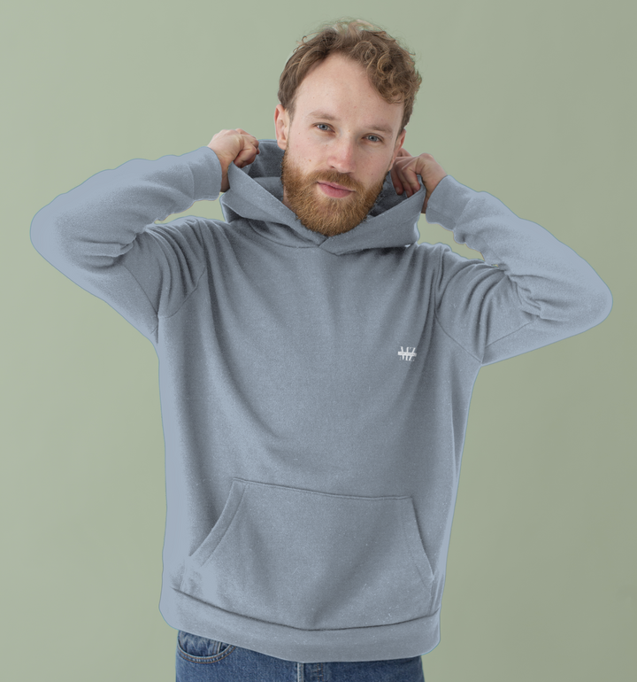 Dim Grey  Hoodie In Plain - Mon Zurich Originals