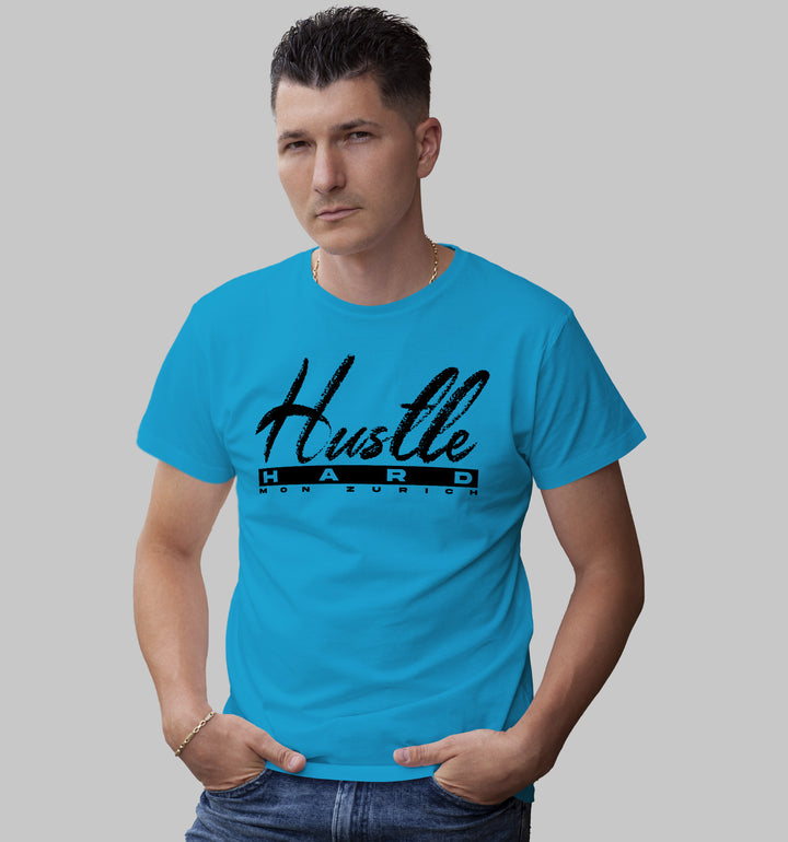 Hustle Hard T-Shirt In Light - Mon Zurich Originals