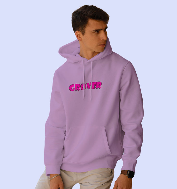 Sesame Street - Grover Cartoons And Comics Hoodie In Lavender - Mon Zurich Fan Art Printed Collection