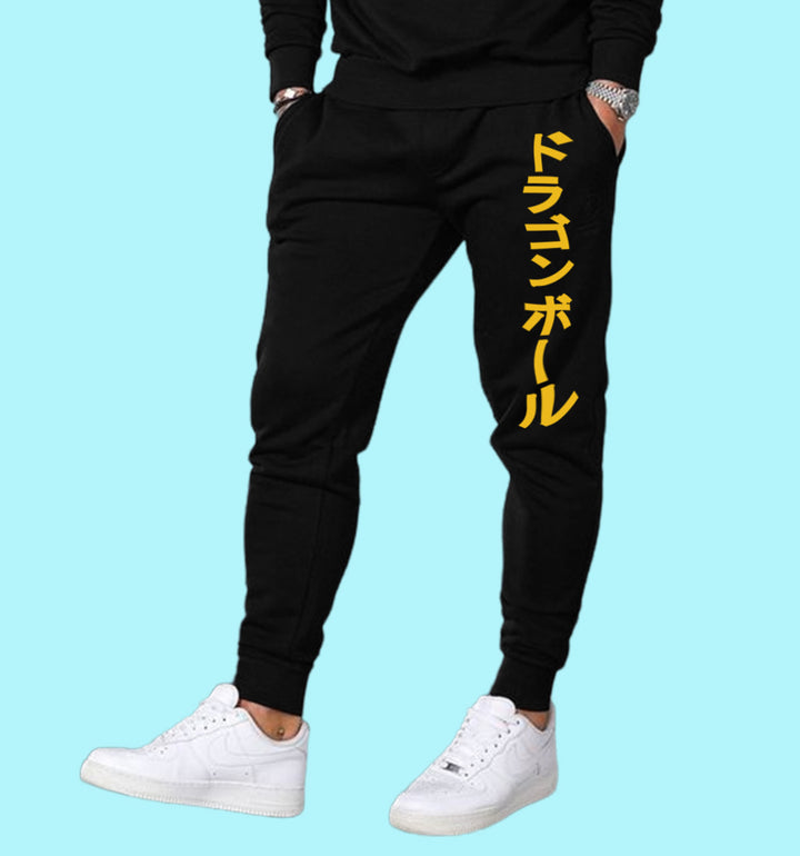 Dbz - Gohan Anime Joggers In Black - Mon Zurich Originals