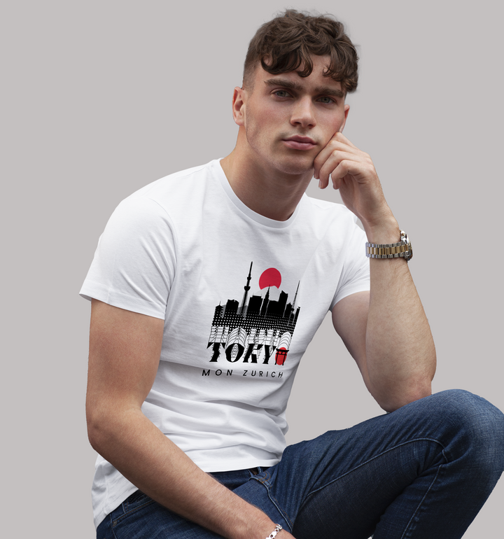 Tokyo T-Shirt In Vibrant Shades - Mon Zurich Originals