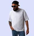 Mon Zurich Plain Oversized T-Shirt In White - Mon Zurich Plain Collection