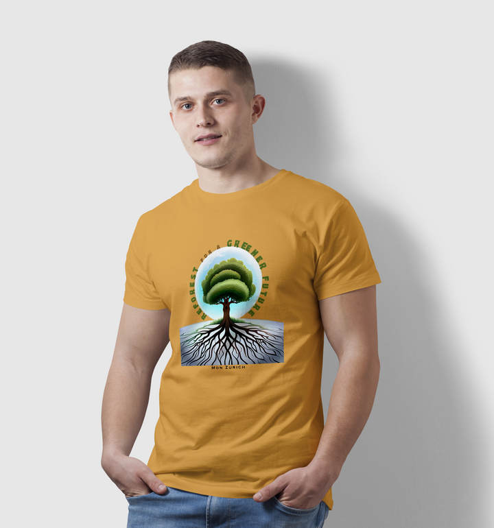 Reforest for a Greener Future T-shirt in Light - Mon Zurich Originals