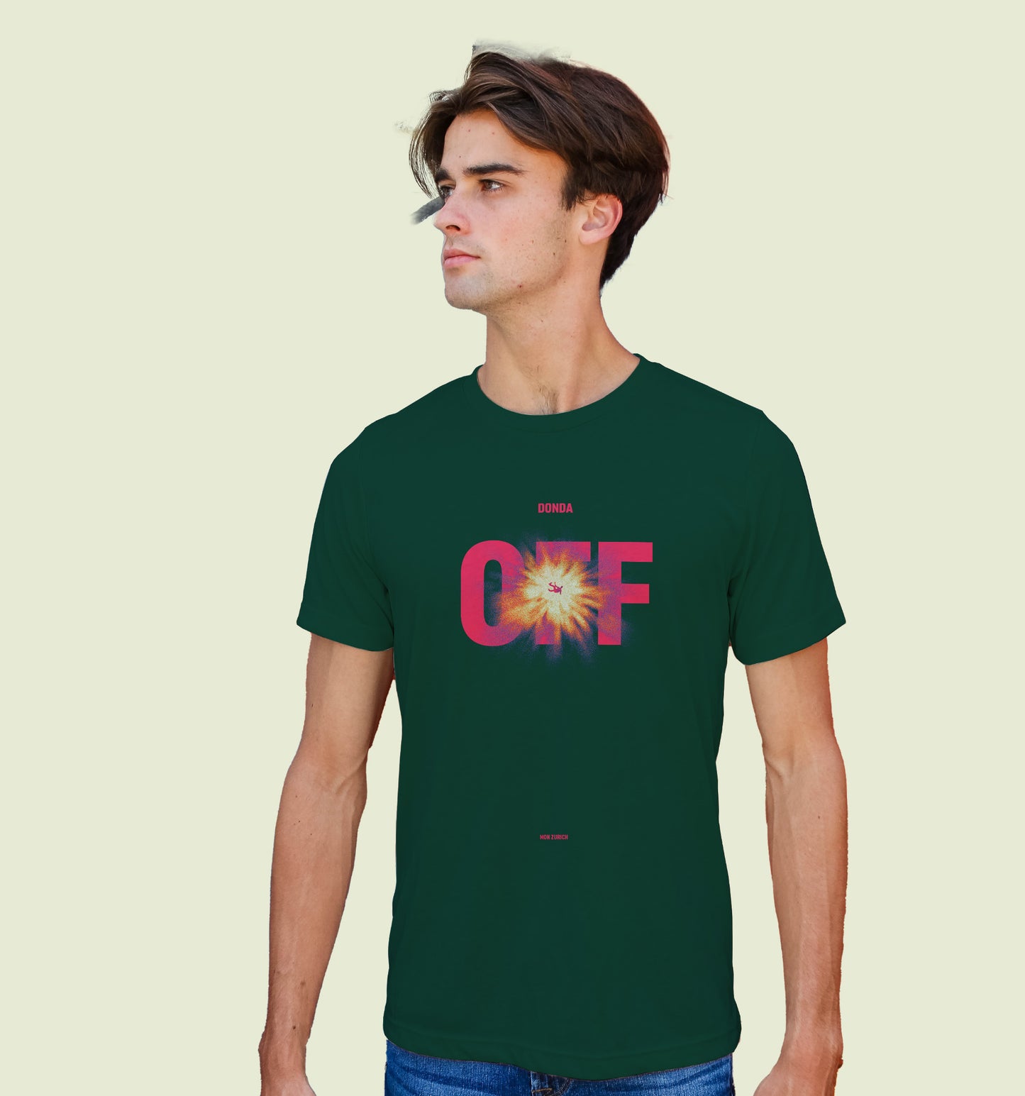 OFF (DONDA) (KANYE) T-shirt in Dark - Mon Zurich Originals