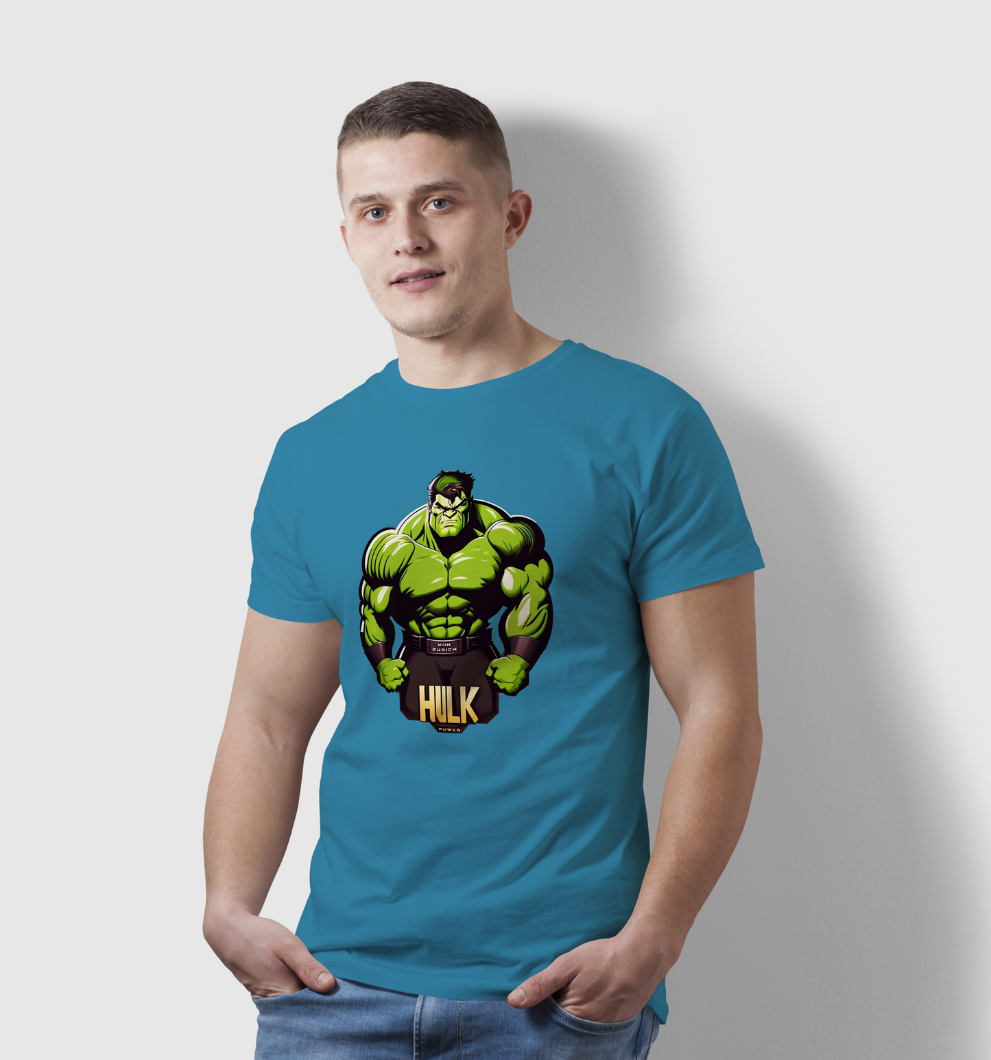 Hulk Power T-Shirt In Dark + Light - Mon Zurich Originals
