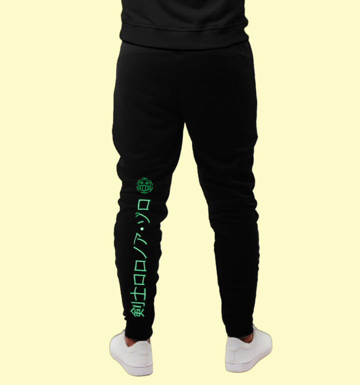 Roronoa.Zoro Anime Joggers In Black - Mon Zurich Originals