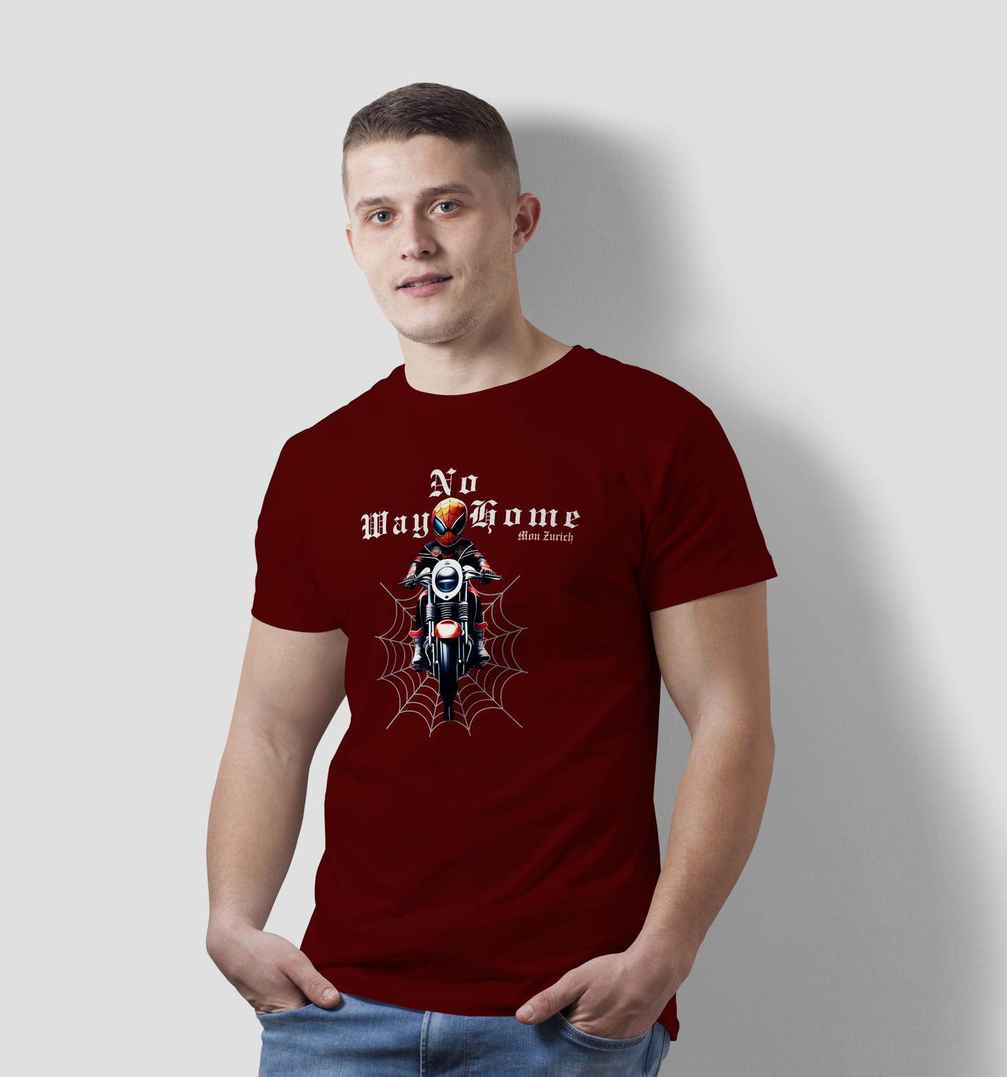No Way Home T-Shirt In Dark - Mon Zurich Originals