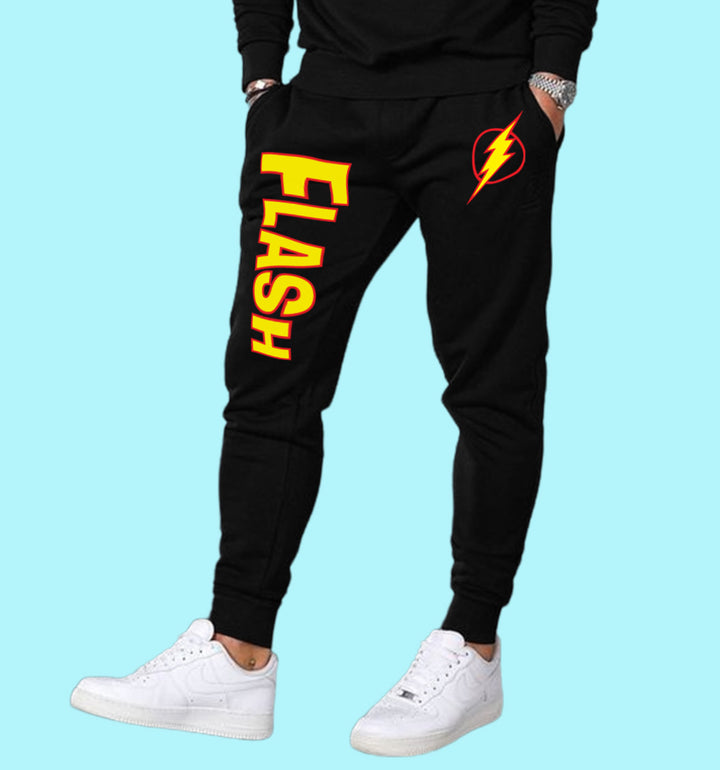 Dc - The Flash Dc Joggers In Black - Mon Zurich Originals