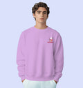 Courage The Cowardly Dog Cartoons And Comics Sweatshirt In Lavender - Mon Zurich Fan Art Printed Collection